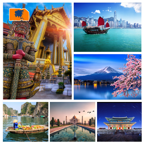 Data SIM Card Best of Asia 25GB (30 days)