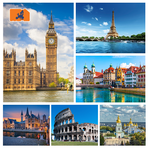 [SIM_8988_EU28PLUS_10GB_30D] Data SIM Card Europe - 10GB
