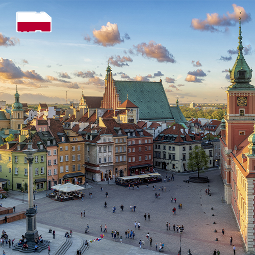 [WW_901O_STACK_ONEOFF_POL_3GB_30D] Data SIM Card Poland 3GB (30 days)